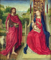 Madonna mit Kind und Johannes dem Täufer, ca. 1480-90